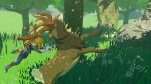 The Legend of Zelda: Breath of the Wild (NS2) - серия 166 - Седлаем оленя