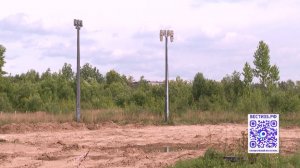 Благоустройство территории рядом с полем для мини-футбола завершили в Шексне Северной