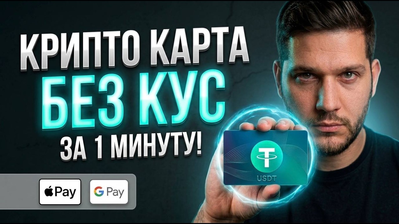 Как Оформить Виртуальную Криптокарту и Привязать к Apple Pay / Google Pay