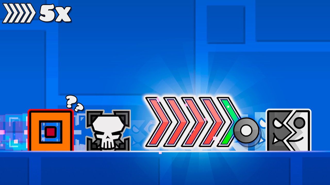 Я добавил РЕАЛЬНУЮ 5X СКОРОСТЬ в Geometry Dash