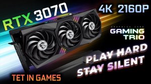 TEST RTX 3070 4K ULTRA 1080P ULTRA SETTINGS RTX ON-OFF