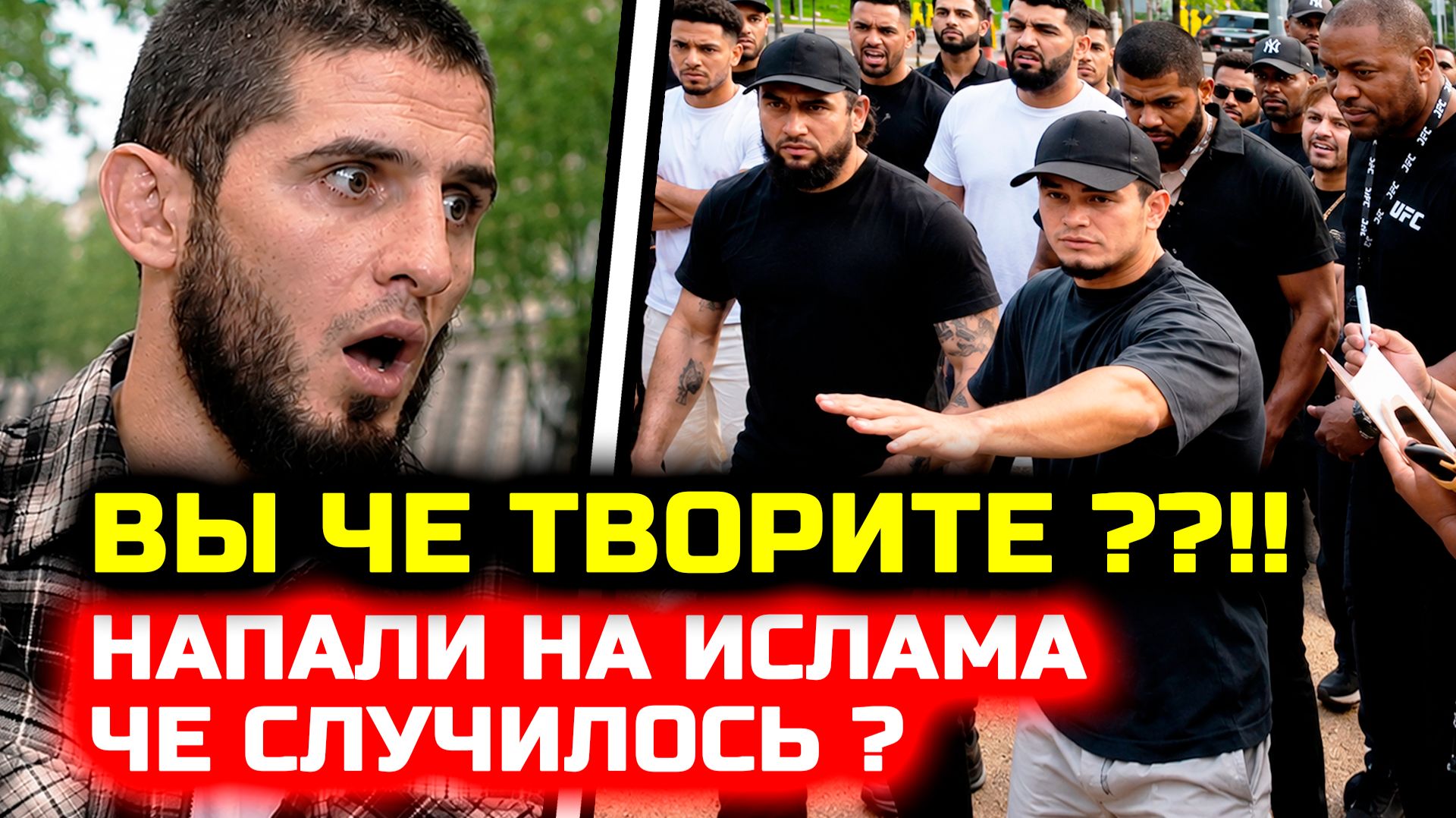 СРОЧНО! НАПАЛИ НА ИСЛАМА МАХАЧЕВА! Охрана вмешалась!