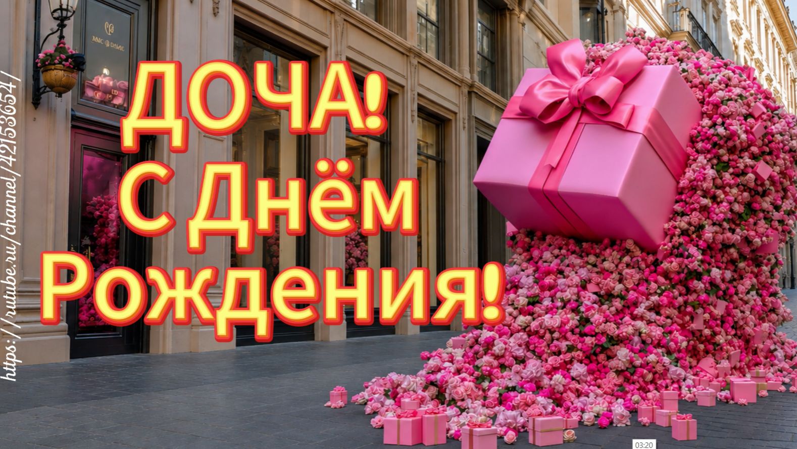 С Днём Рождения, доченька! Поздравление дочке | Песня от мамы