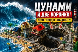 Прорыв дамбы и цунами: эксперимент с Лего-городом и неожиданными провалами