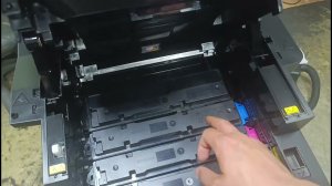 Kyocera Ecosys ma4000cix как достать картридж?