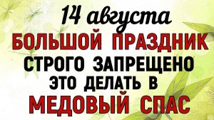 14 августа праздник Медовый Спас. Что нельзя делать 14 августа. Народные традиции и приметы.