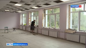 В деревне Кузнецы Орловского района капитально ремонтируют школу
