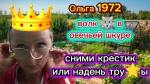 Ольга 1972 Волк  овечьей шкуре Много лет снимает фантастические видео Прикрывается верой