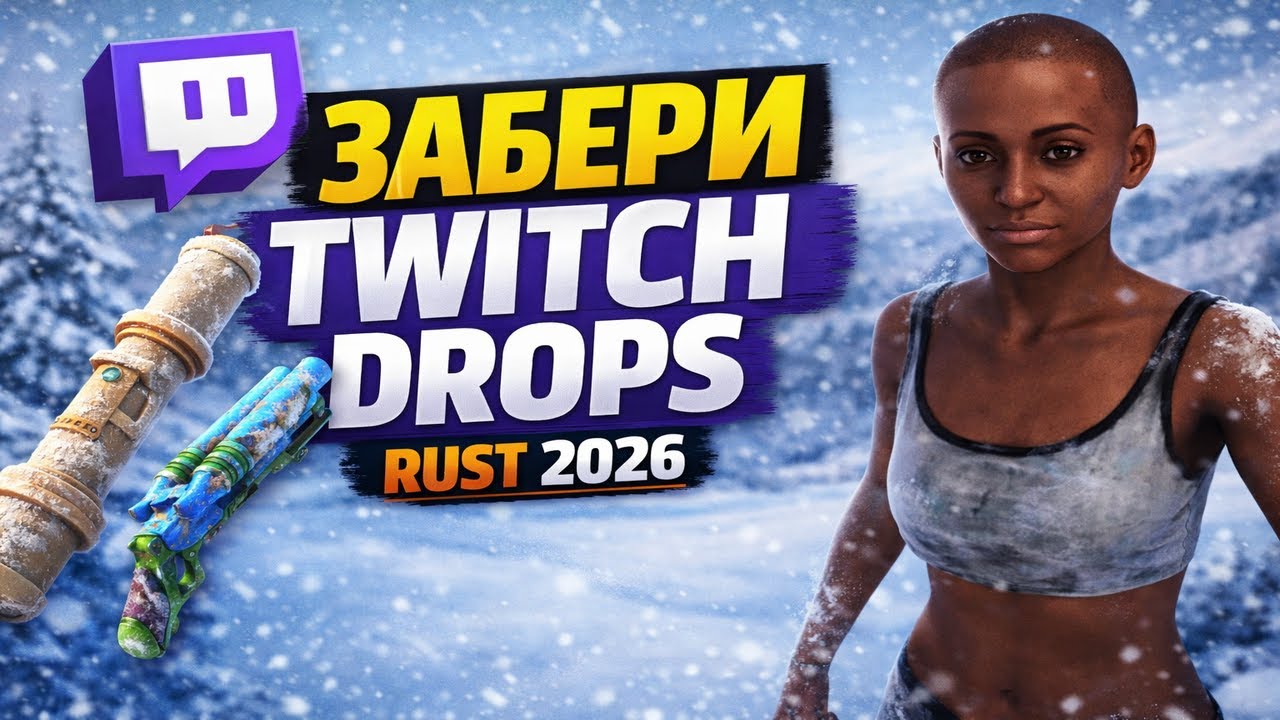 🎮 КАК ЗАБРАТЬ TWITCH DROPS В RUST 2026 ⚡ | БЫСТРЫЙ СПОСОБ 🚀