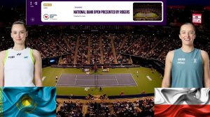 14/08/2026⏰01:00 (7) 🇵🇱Ига Швентек - (2) 🇰🇿Елена Рыбакина/🏆WTA1000 🇨🇦Торонто. Финал