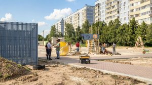 В Недостоеве обустраивают зелёную зону