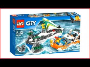 LEGO CITY 60168 Спасение на паруснике — сборка конструктора из серии «Береговая охрана»