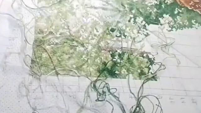 Лесная тайна Вышивка крестиком мои посиделки со вышивкой крестиком и с аудиокнигой