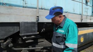 Александр Казанцев, машинист тепловоза 6 разряда Невьянского филиала ЦЕМРОСа