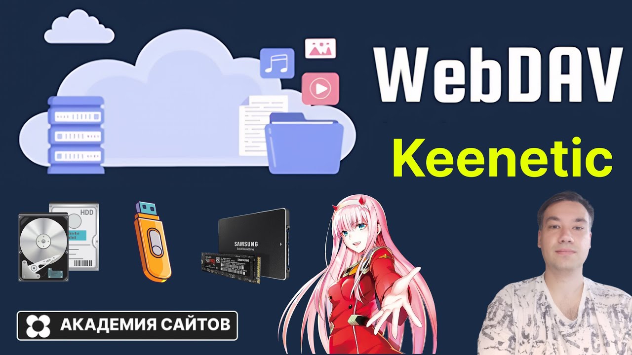 💎 Роутер Keenetic - Как создать WebDAV Доступ из интернета к диску