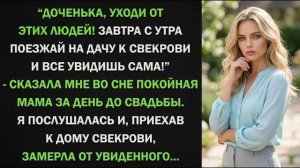 Истории из жизни| За день до свадьбы мама предостерегла меня. |Аудио рассказы|Жизненные истории
