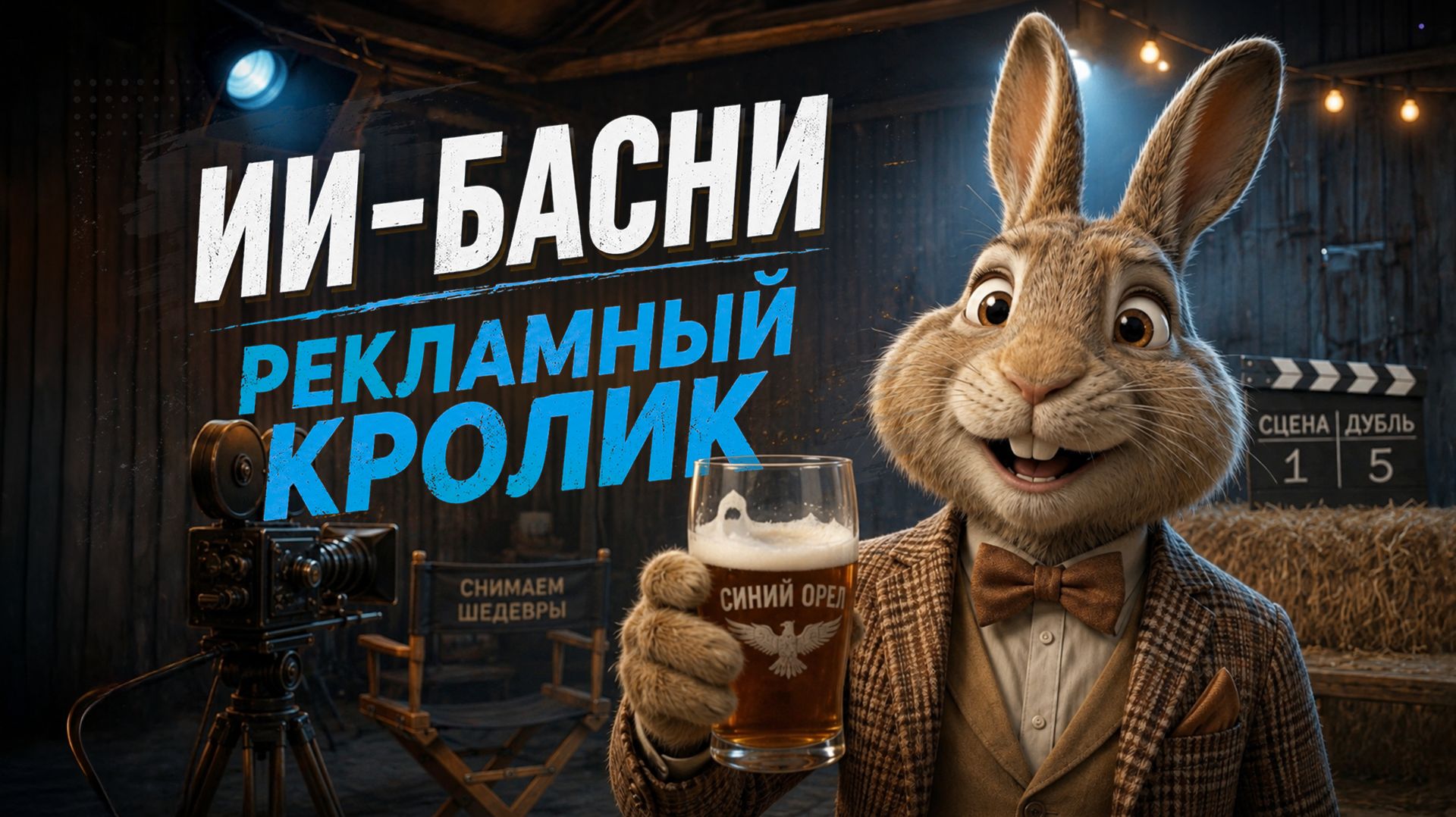 ИИ-БАСНИ. РЕКЛАМНЫЙ КРОЛИК. СМОТРЕТЬ ОНЛАЙН