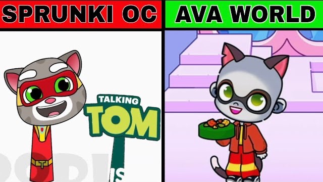 МОЙ SPRUNKI OC: TALKING TOM 🐱 VS ЛОГОТИП TALKING TOM 🔥