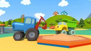 🚜💙СИНИЙ ТРАКТОР , Песни ,веселье ,и все самое интересное ,Мультик для детей