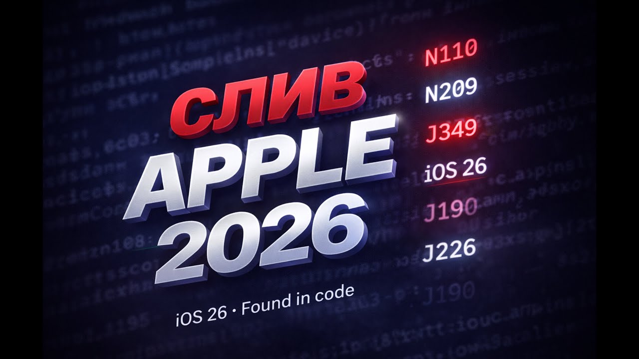 Apple готовит 30 новинок в 2026 году — складной IPhone, новые Mac и Vision Air