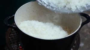 Готовим курицу-барбекю на углях.