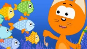 Котенок Котэ РЫБАЧОК песенка для детей малышей