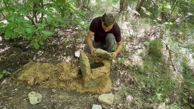 Строительство сверхсекретной землянки в лесу _