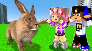 НУБ И ПРО ДЕВУШКА ВСТРЕТИЛИ ЧЕРЕМША ЕСТ НЕ СПЕША! ТРОЛЛИНГ В МАЙНКРАФТ MINECRAFT ЕВГЕНБРО