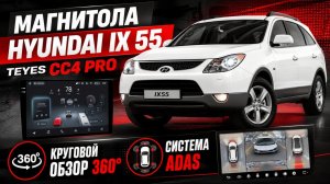 HYUNDAI IX 55 / Магнитола Teyes CC4 Pro 8/128 + камеры 360 ADAS