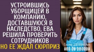 Истории из жизни  Устроившись уборщицей в компанию, доставшуюся в наследство, Ева решила проверить…
