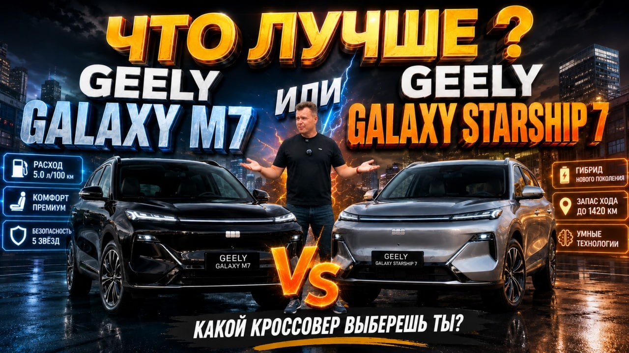 GEELY GALAXY M7 — УБИЙЦА GEELY GALAXY STARSHIP 7? 🔥