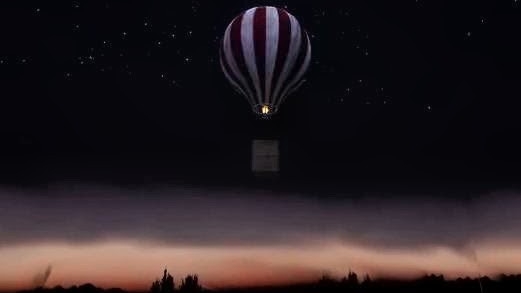 улетел на воздушном шаре в Granny 3