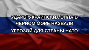 Удары украинских БПЛА в Черном море назвали угрозой для страны НАТО