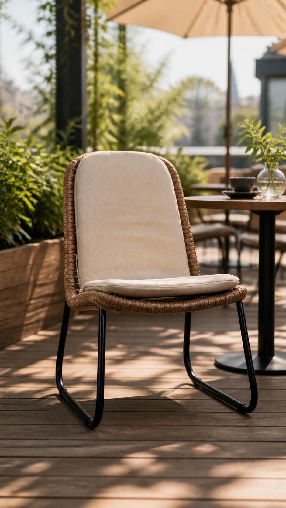 Кресло из полимерной лозы DeckWOOD Patio Vine