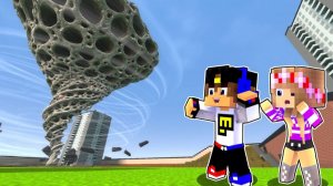 НУБ И ПРО ДЕВУШКА НАШЛИ ЖИВОЕ ТОРНАДО ТРИПОФОБИЯ! ТРОЛЛИНГ В МАЙНКРАФТ MINECRAFT ЕВГЕНБРО