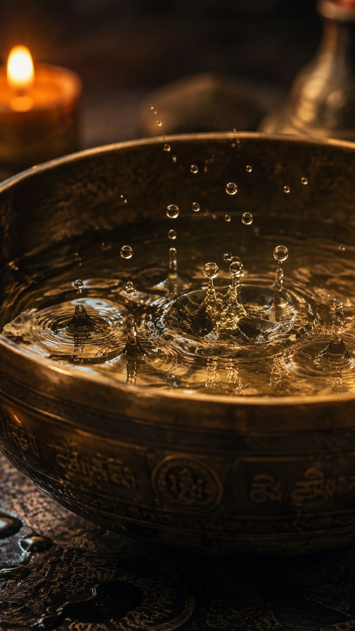 Звук тибетской чаши, который успокаивает мысли 🧘♀️✨ #shorts #meditationmusic # #relaxing