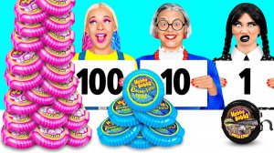 100 Слоев Еды Челлендж _ Съедобная Битва