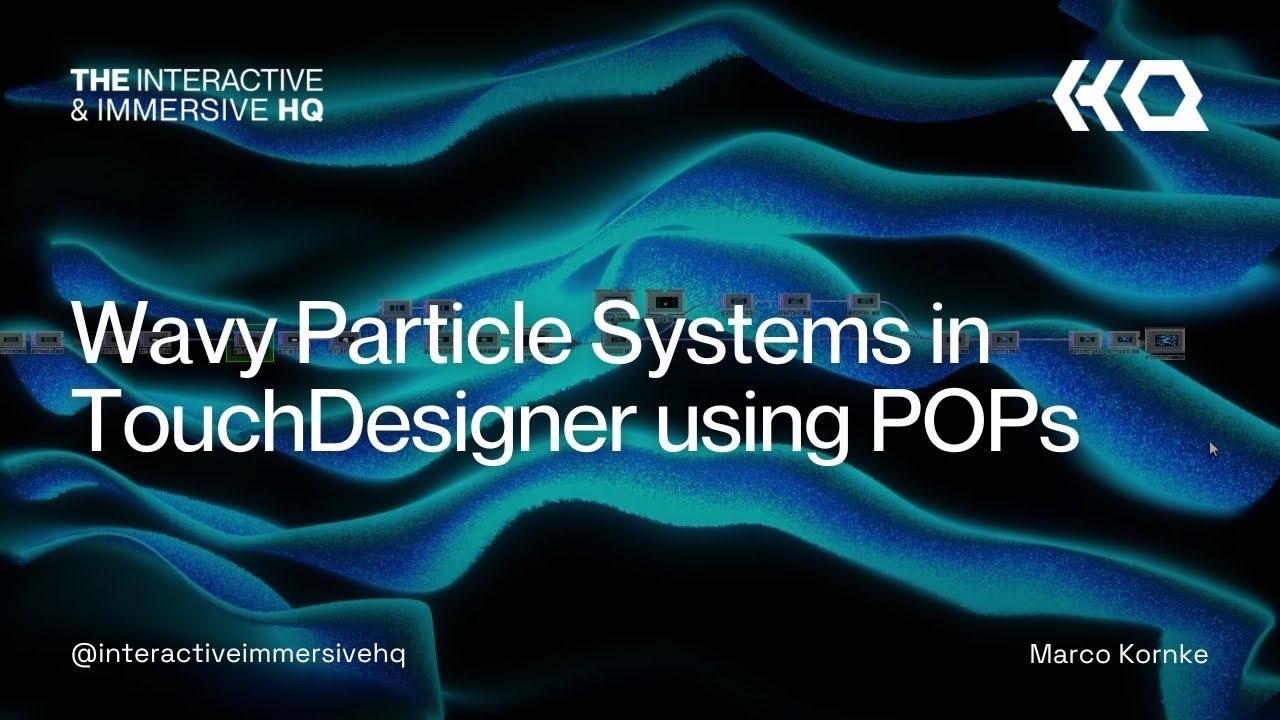 Wavy Particle Systems In TouchDesigner Using POPs