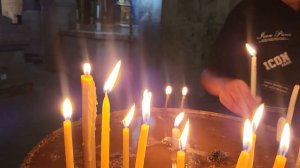 Я зажгла ваши личные свечи - Пантелеймону Целителю, Николаю Чудотворцу и Спиридону Скоропомощнику