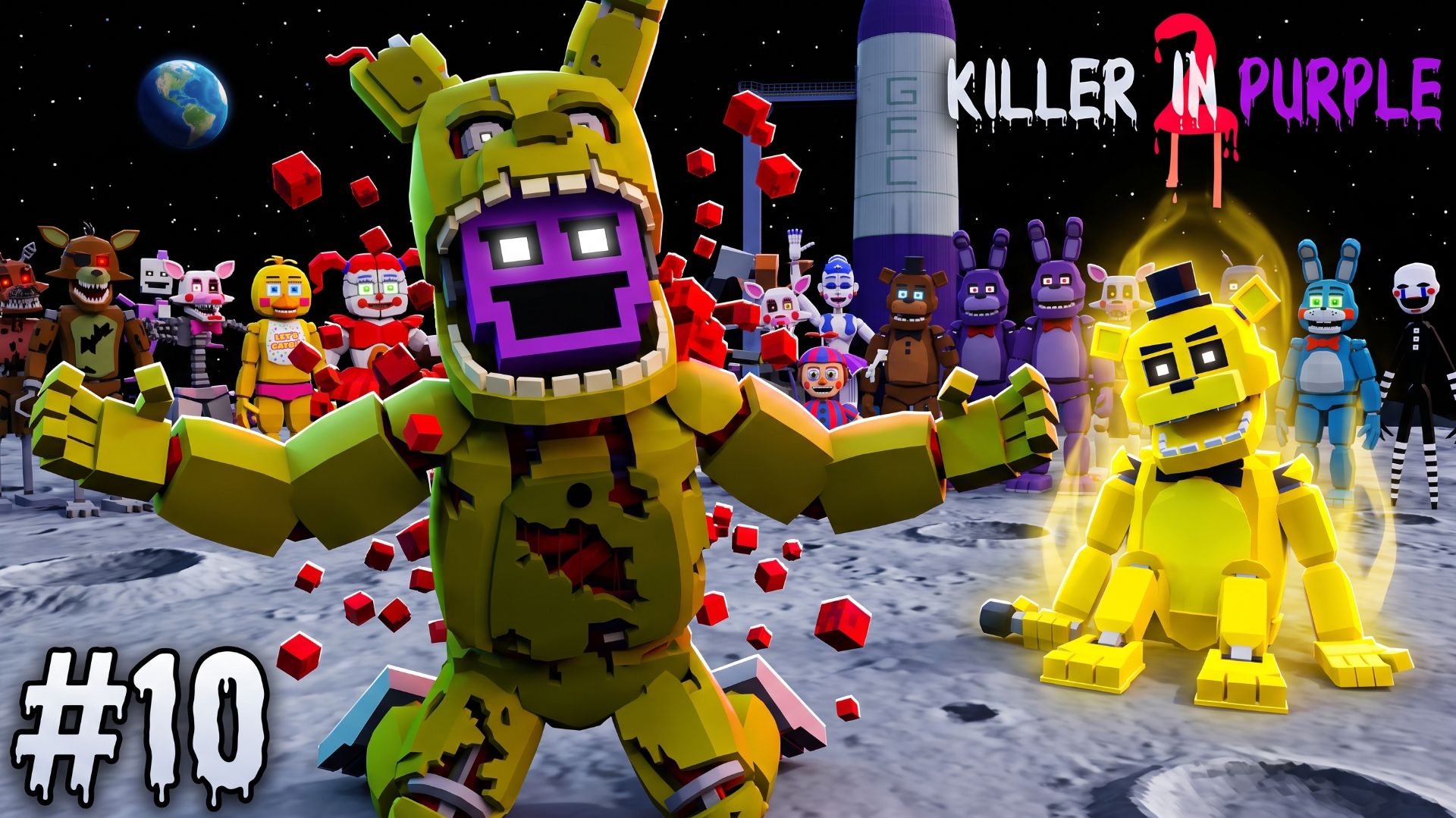 🔪СПРИНГТРАП НА ЛУНЕ - ФИНАЛ🔪Killer in Purple 2 #10