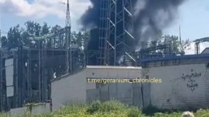 Последствия удара по ПС «Каштановая» в Харькове