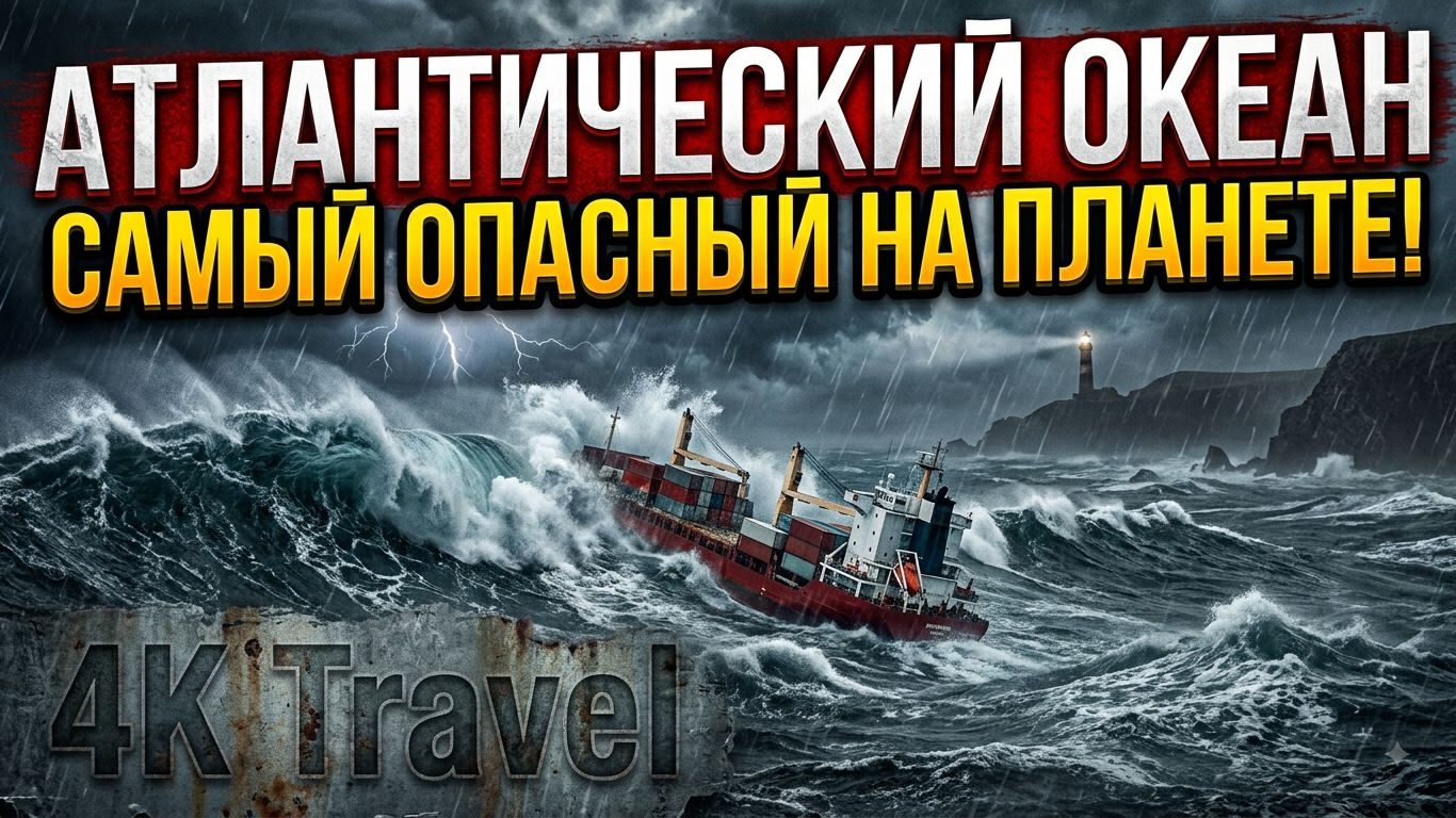АТЛАНТИЧЕСКИЙ ОКЕАН | Самый опасный на Планете | Документальный фильм.