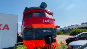 Памятник ЭР2 424 в депо Безымянка, Самара