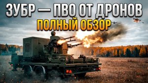 Система Зубр⚡Новый антидроновый комплекс ПВО. Полный разбор