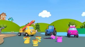 🚜💙СИНИЙ ТРАКТОР , Песни ,веселье ,и все самое интересное ,Мультик для детей