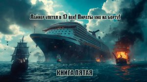 Аудиокнига «Лайнер улетел в 17 век! Пираты уже на борту!» Книга 5.
