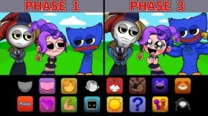 Спрунки сигма лили лавбрейдс прототип хагги вагги фаза 1 vs фаза 3 poppy playtime 5 mod
