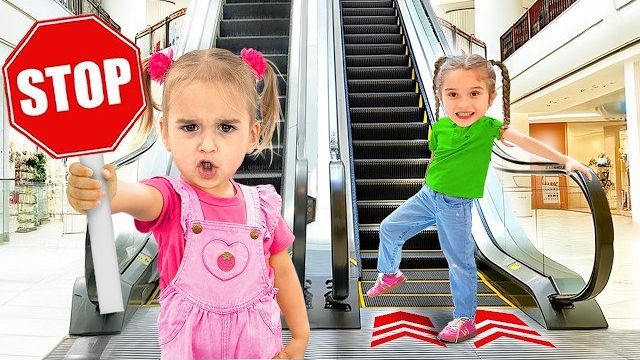 Приключения Алисы и эскалатора в торговом центре обучение технике безопасности для детей