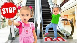 Приключения Алисы и эскалатора в торговом центре обучение технике безопасности для детей