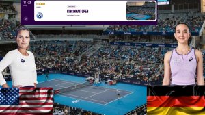 15/08/26 ⏰04:00 (WC) 🇺🇸София Кенин - 🇩🇪Ева Лис/🏆ATP1000&WTA1000 🇺🇸Цинциннати. 1-й круг